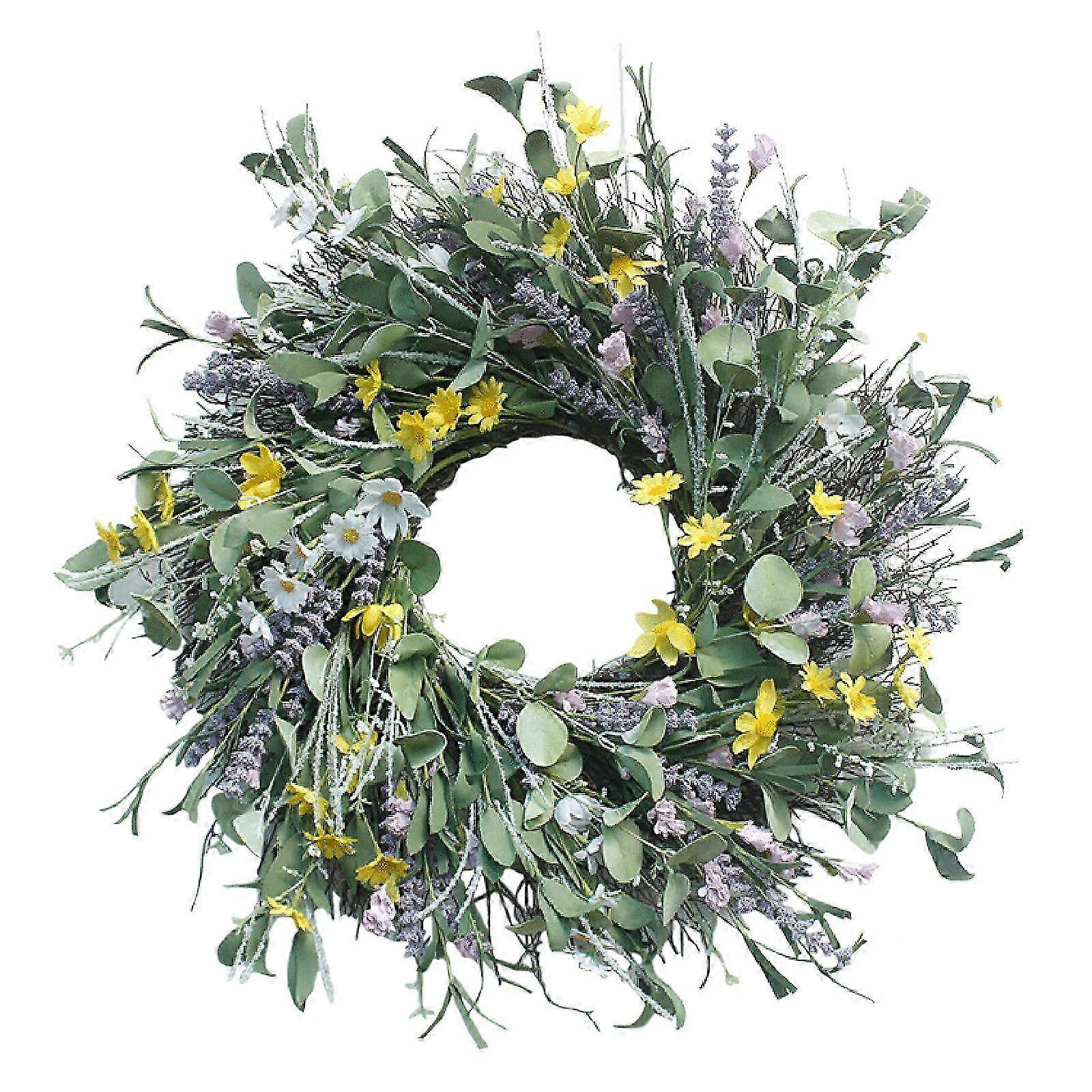 2025 61cm Eucalyptus Lavender Wreath, Never Wither