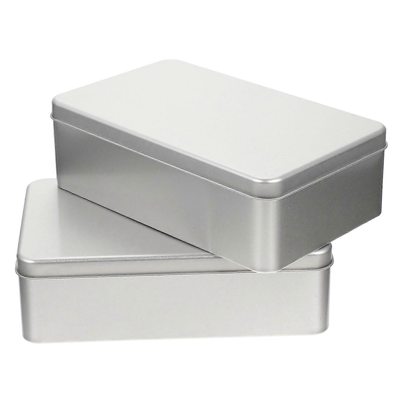 Tinplate Storage Boxes Baking Snacks Boxes for Home Use 8Pcs