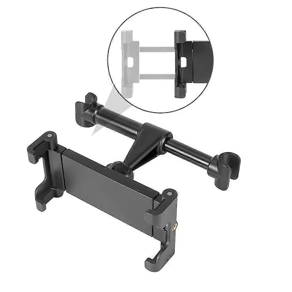 Car Headrest Mount Adjustable Holder for Tablets 1Pcs Black ABS Car Seat