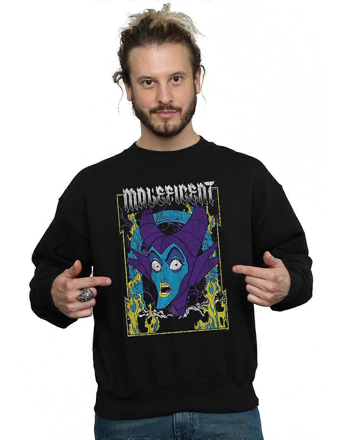 Disney Men's Maleficent Poster Sweatshirt