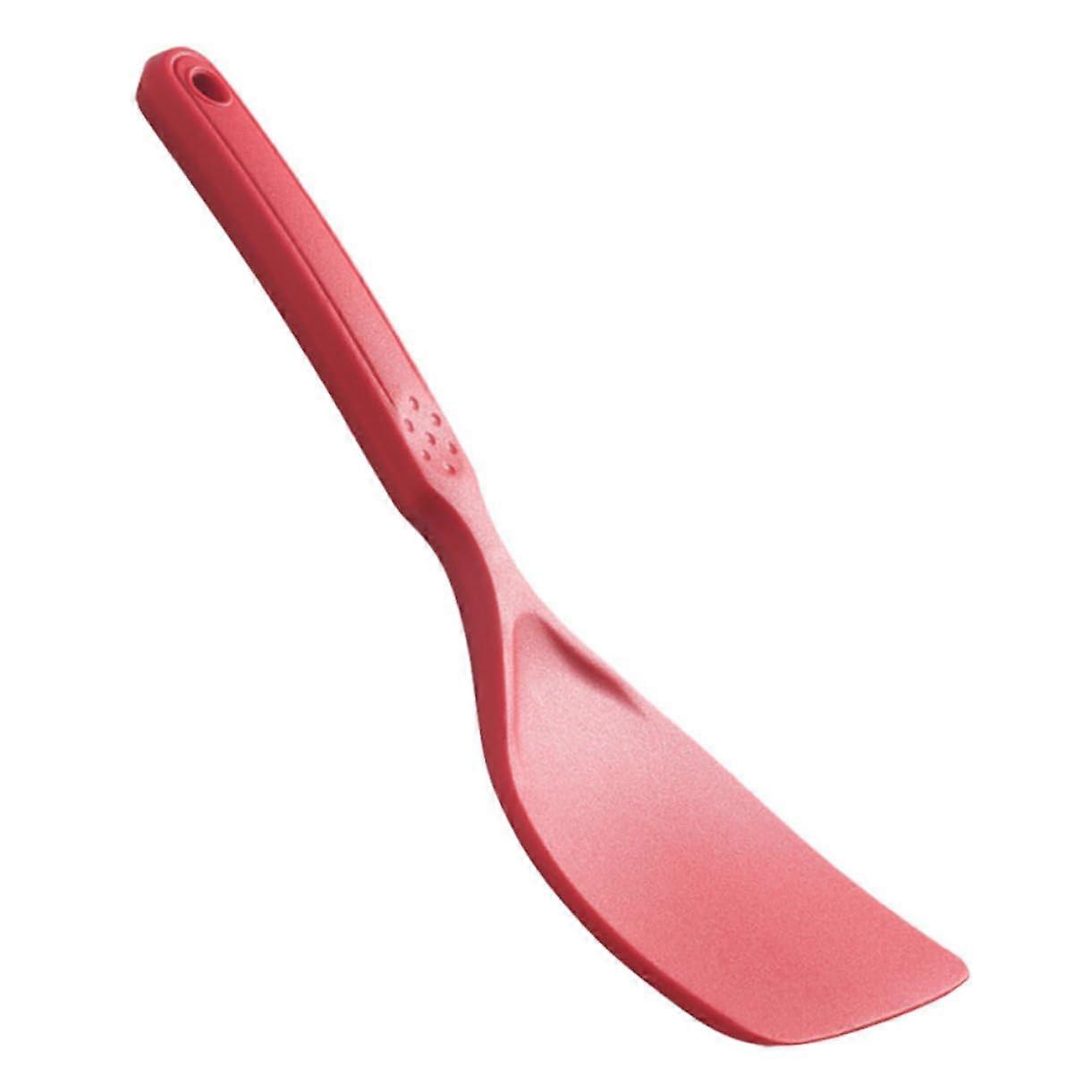 Heat Resistant Silicone Rice Spoon NonStick Surface Serving Spoon with Ergonomic Handle