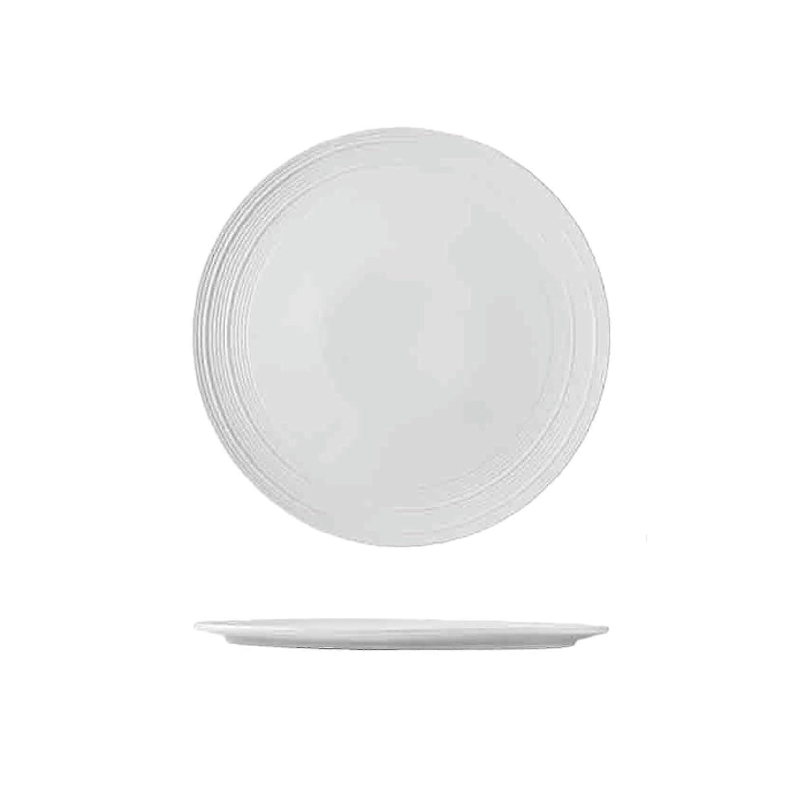 10 Inch Dinner Plate Durable Ceramic Steak Plate Microwave Dishwasher Safe Scratch Resistant