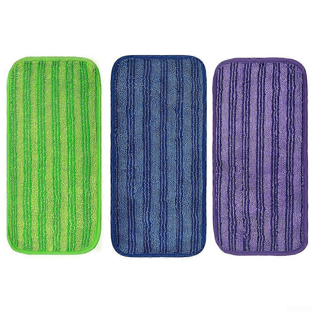 Replacement Pads for Swiffer Mop, Reusable Microfiber,  Absorbency, Fits Sweeper, 3 Pack