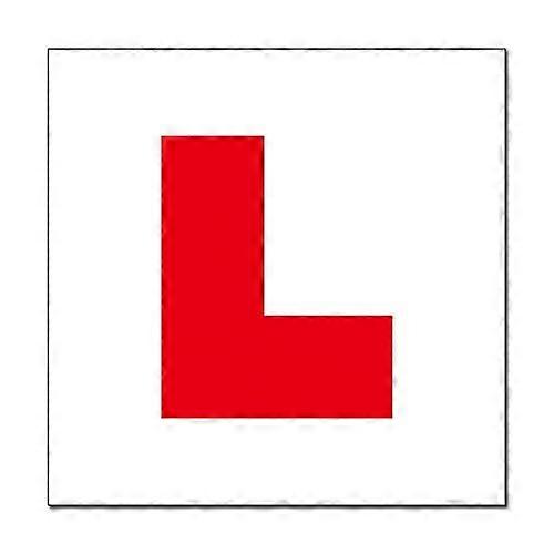 Magnetic L Plates UK Regulation Size, FullSurface Grip, Waterproof for Learner Drivers