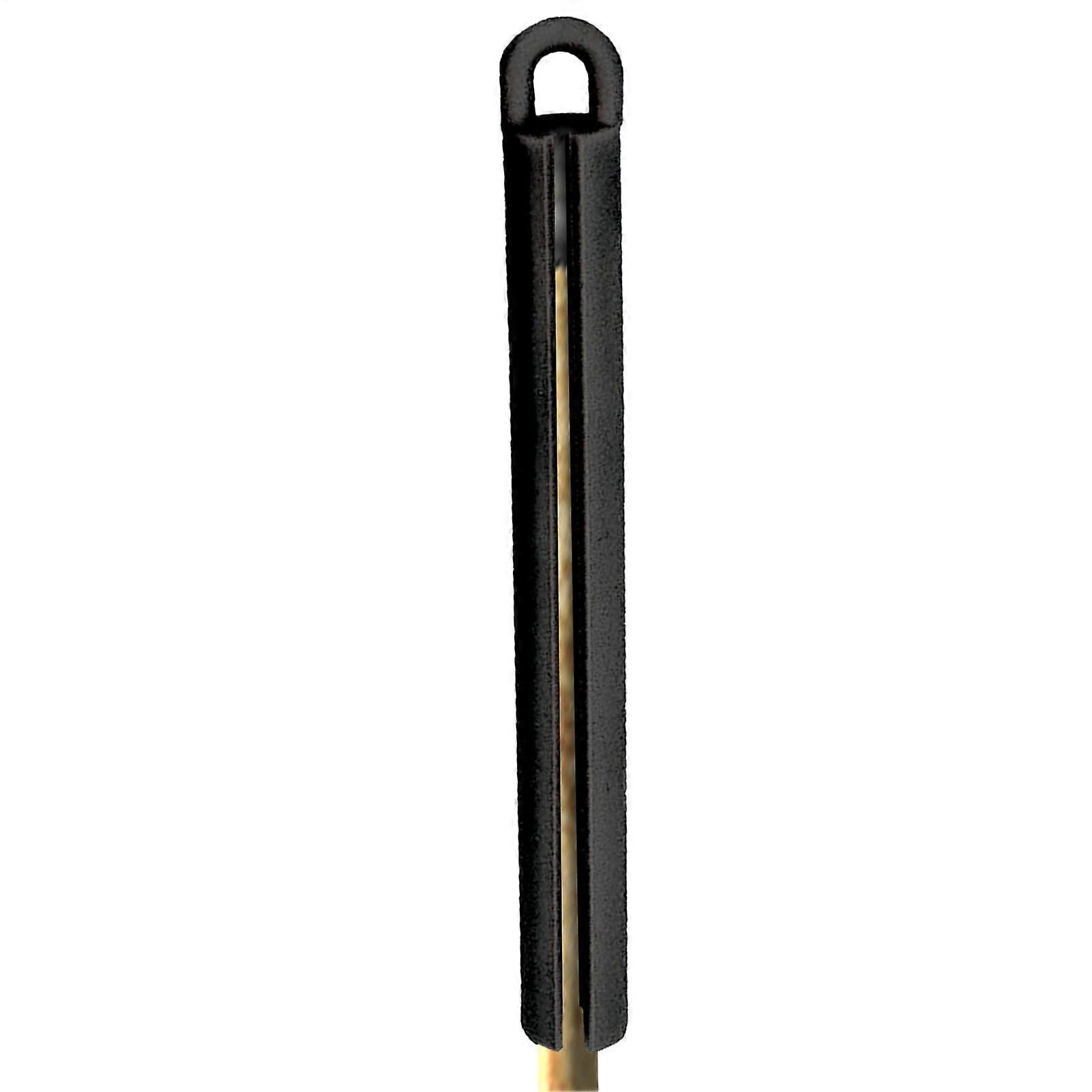 Pool Cue Holder Clip with Secure Grip, Wall Mount Billiard Rack Clamp, Scratch 7.48in Black