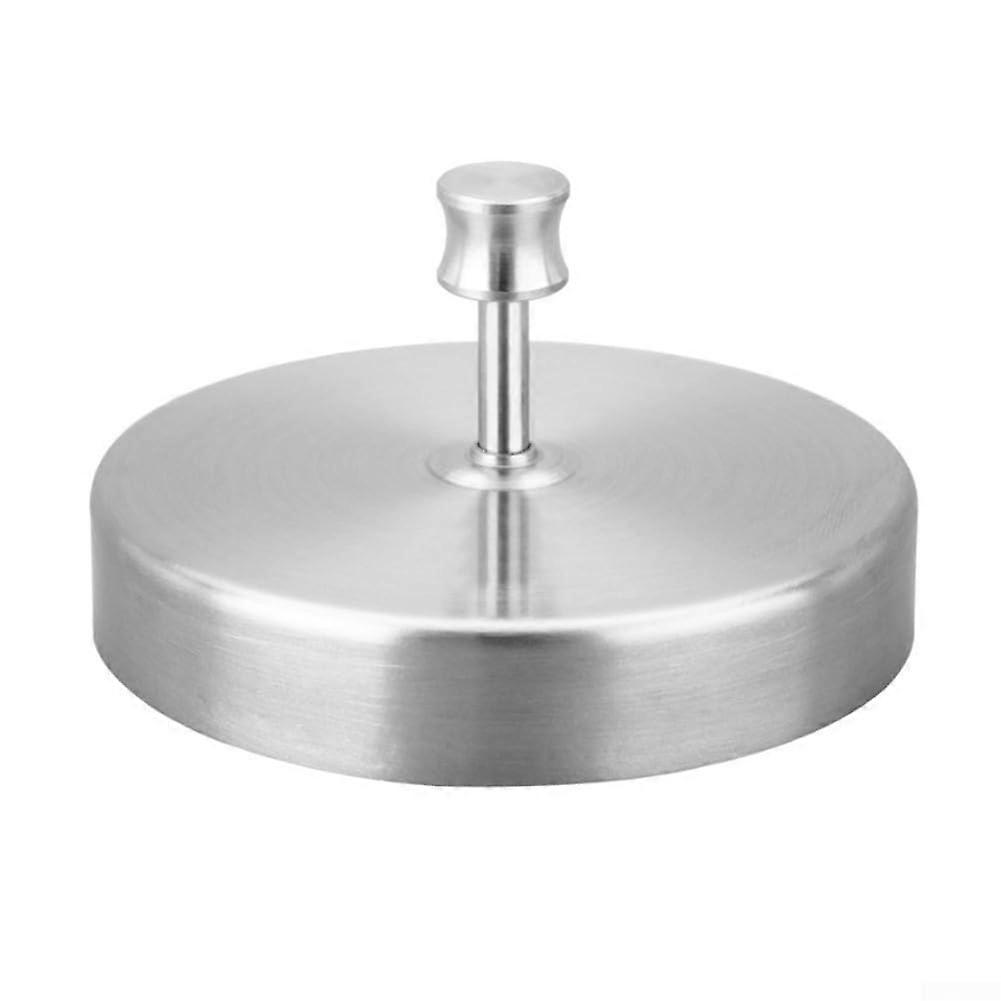 Stainless Steel Burger Press with Ergonomic Handle, Adjustable Thickness Patty Maker 9.5cm