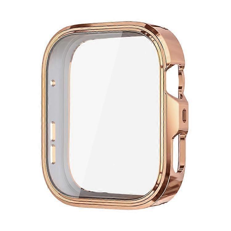 Full Coverage Protective Case Rose Gold Scratch Resistant TPU Cover for Huawei Watch Fit 4 Pro