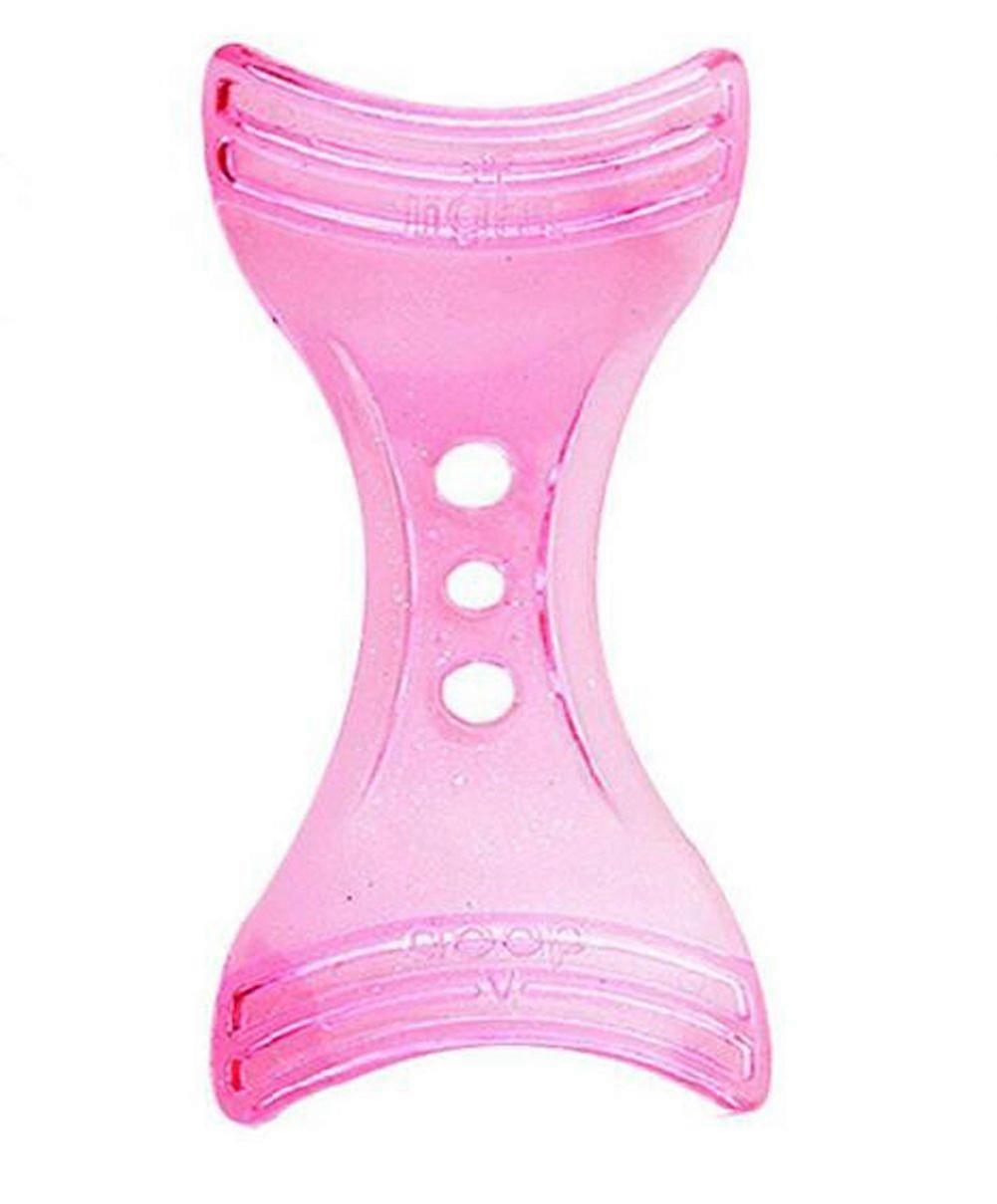 Pink Eyeliner Stencil Guide Tool for Beginners with Precise Winged Makeup Template