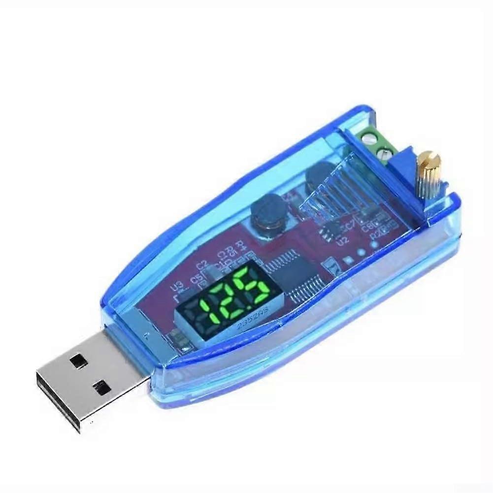 DC to DC USB Converter with LCD Display, Adjustable 124V Voltage Regulator Module for Industrial Use