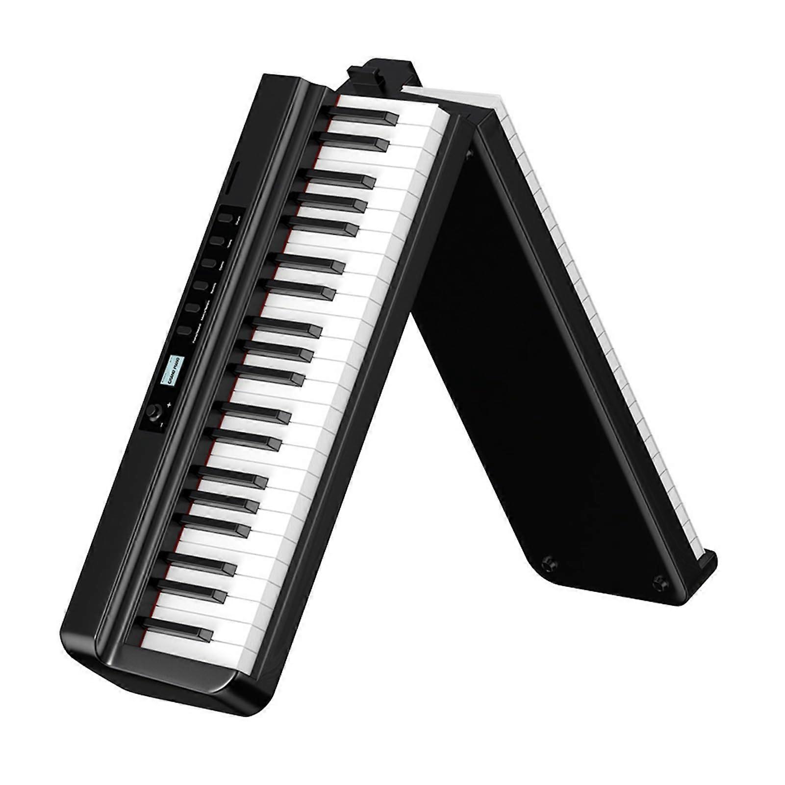 88 Key Foldable Digital Piano with Touch Sensitive Keys Bluetooth MIDI and Builtin Speakers