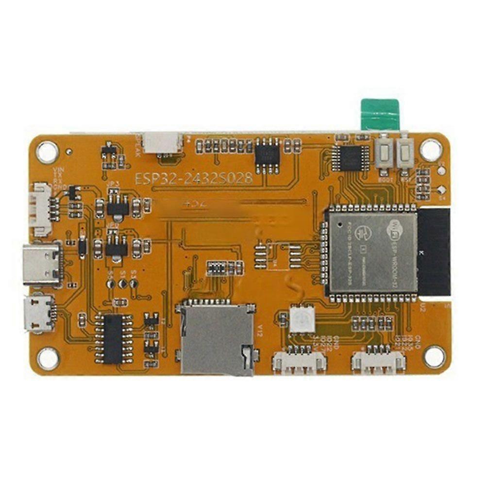 2.8-Inch ESP32 WiFi Bluetooth-Compatible Development Board ST7789 Driver LCD Display Type C+Micro USB Dual Interface