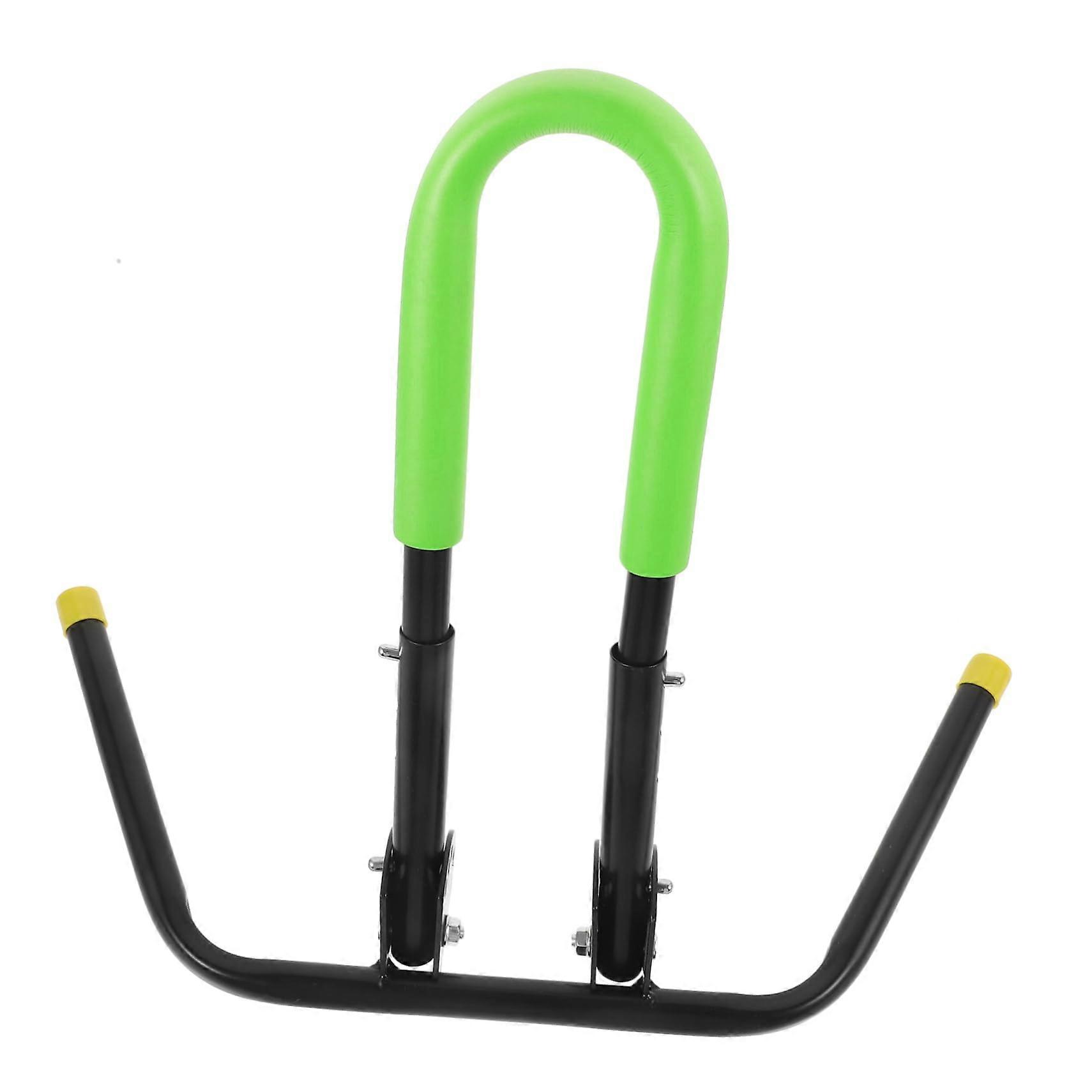 Adjustable Bike Storage Rack with Wheel Support, SpaceSaving Scooter Stand for Home Use