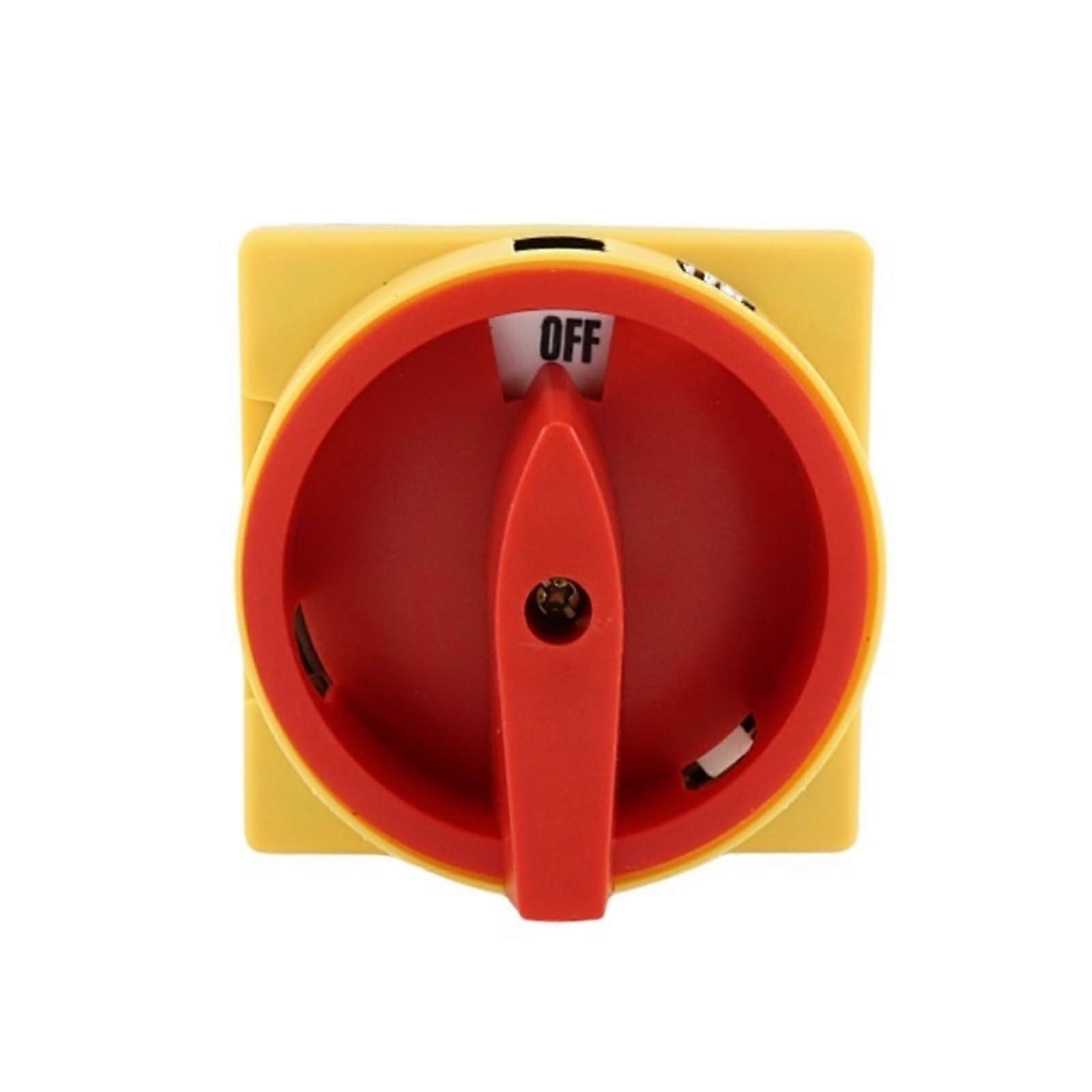 Rotary Power Switch 25A 32A with Quick Load Conversion and Safe Power Isolation for Industrial Use