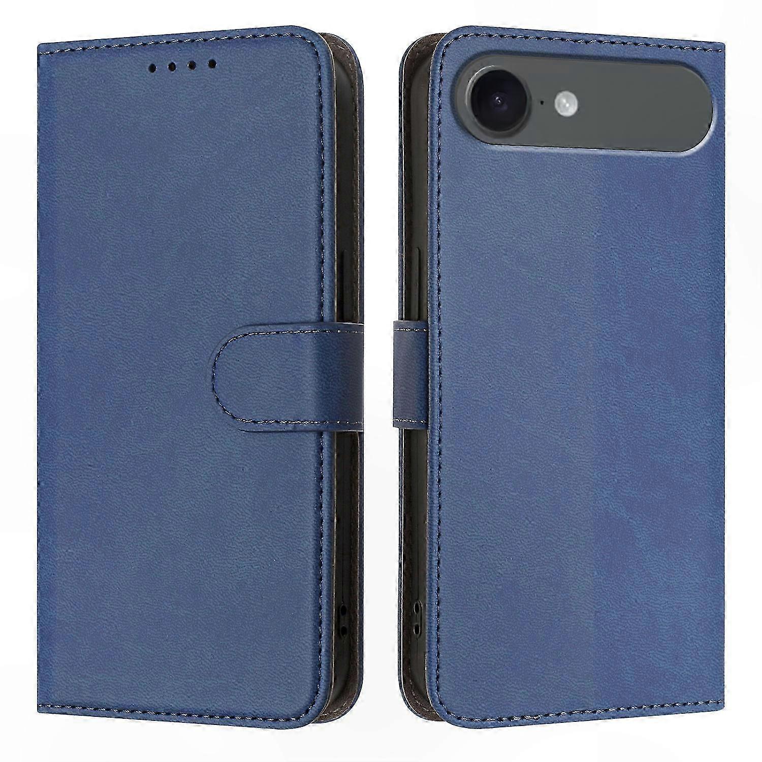 Leather Phone Case with Wallet Function for  17 Air, Solid Color Protective Cover
