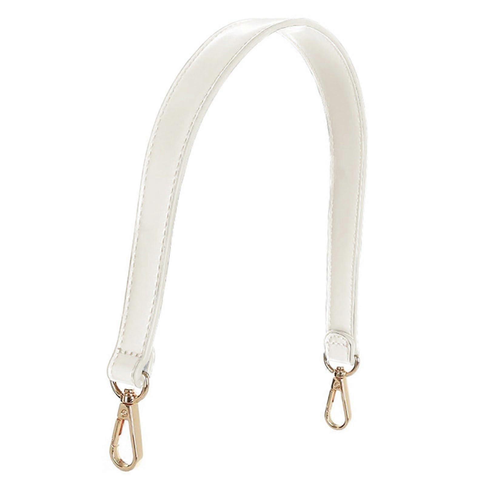 PU Leather Handbag Strap with Detachable Short Handle, Adjustable Replacement Shoulder Strap