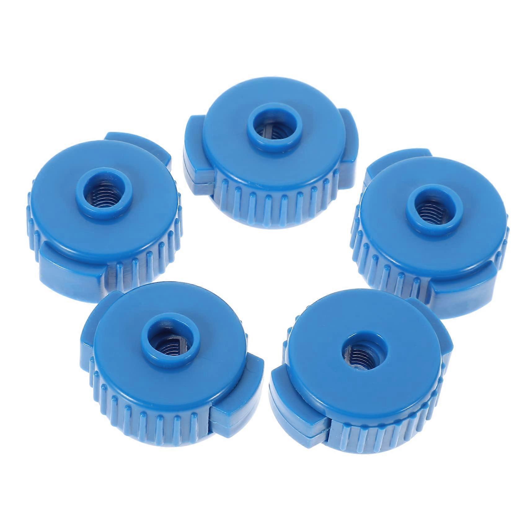 5pcs Quick Release Cymbal Nuts for Drum Kit, Secure Hold, Universal Replacement Parts