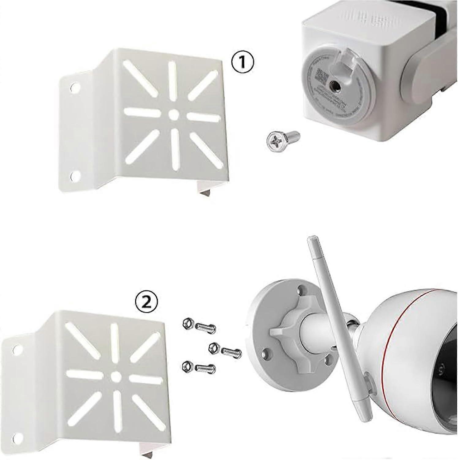 CCTV Camera Wall Mount Weatherproof Corner Bracket Heavy Duty Metal for Outdoor Security