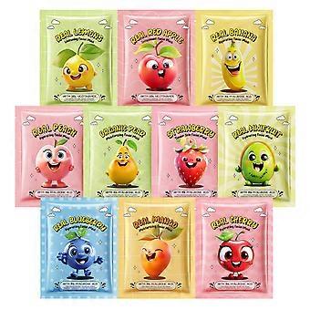 Kids Facial Sheet Masks Set B, Fruit Hydrating Face Masks for Girls, Spa Party Favors for Teens