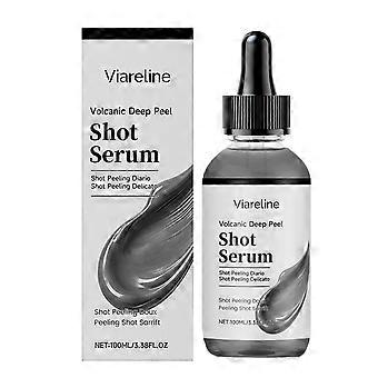 Volcanic Deep Peel Shot Serum, Gentle Exfoliating Skin Treatment 100ml for Glowing and Smooth Skin