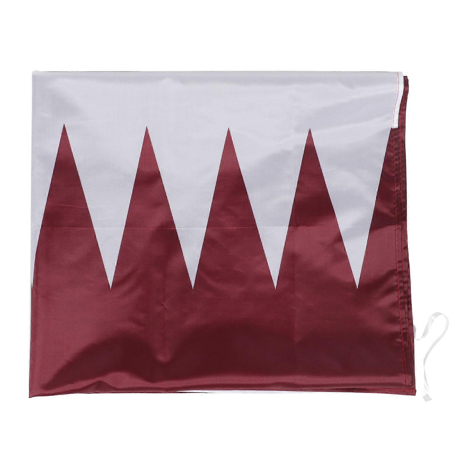 Polyester Nation Flag Qatar Flag for Decor Hanging Display