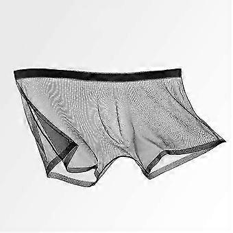 M-4XL Transparent Ultra Thin Seamless Men's Underwear, Breathable Summer Boxers