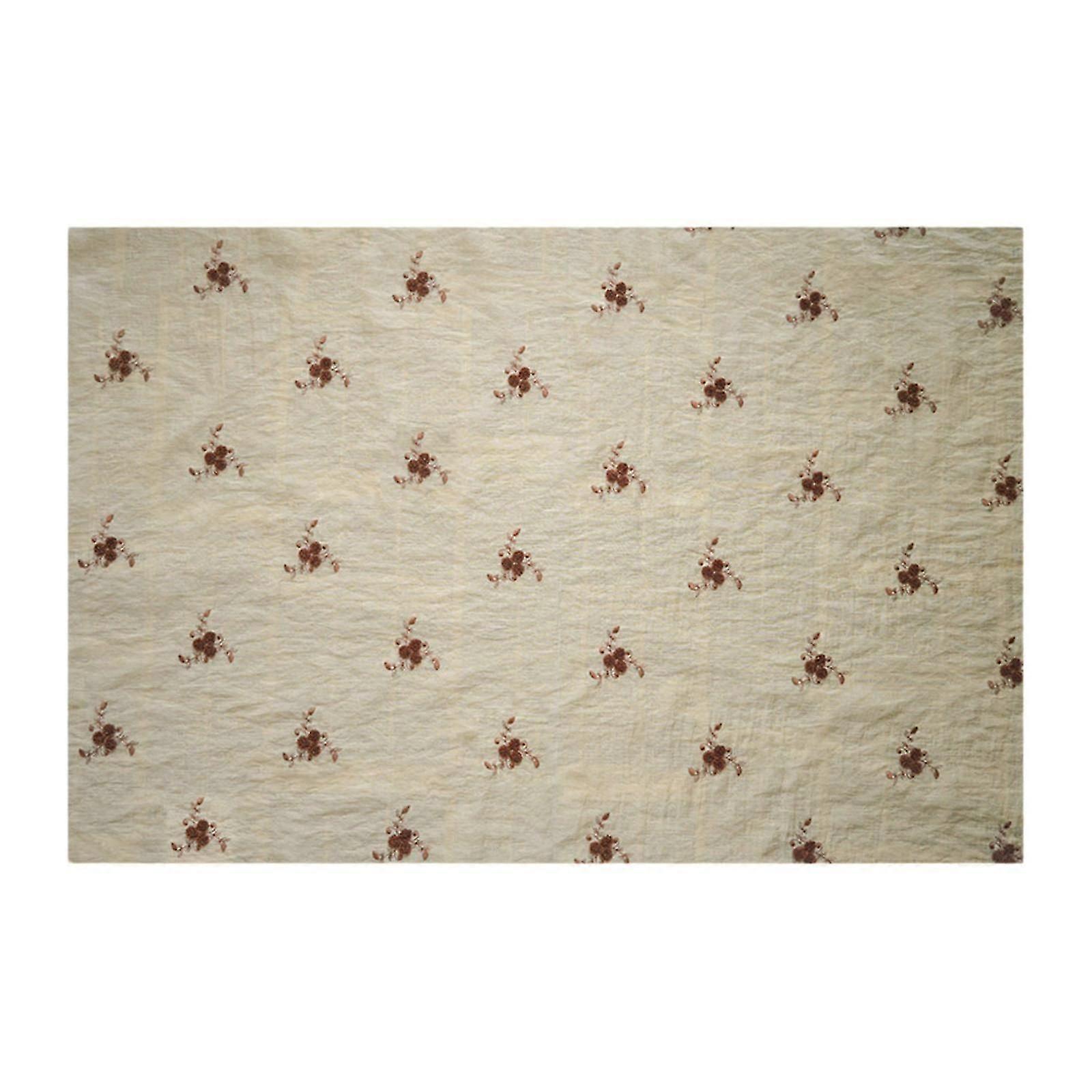 Çiçek Nakış Kumaş Patchwork Dikiş Bezi Kapitone Dikiş İşçiliği
