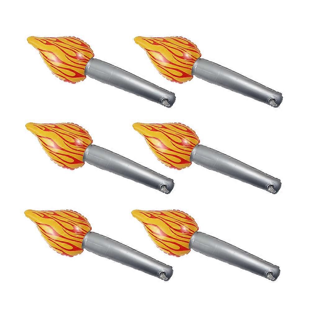 Creative Inflatable Torch Toy for Kids Performance Props 30Pcs Pack