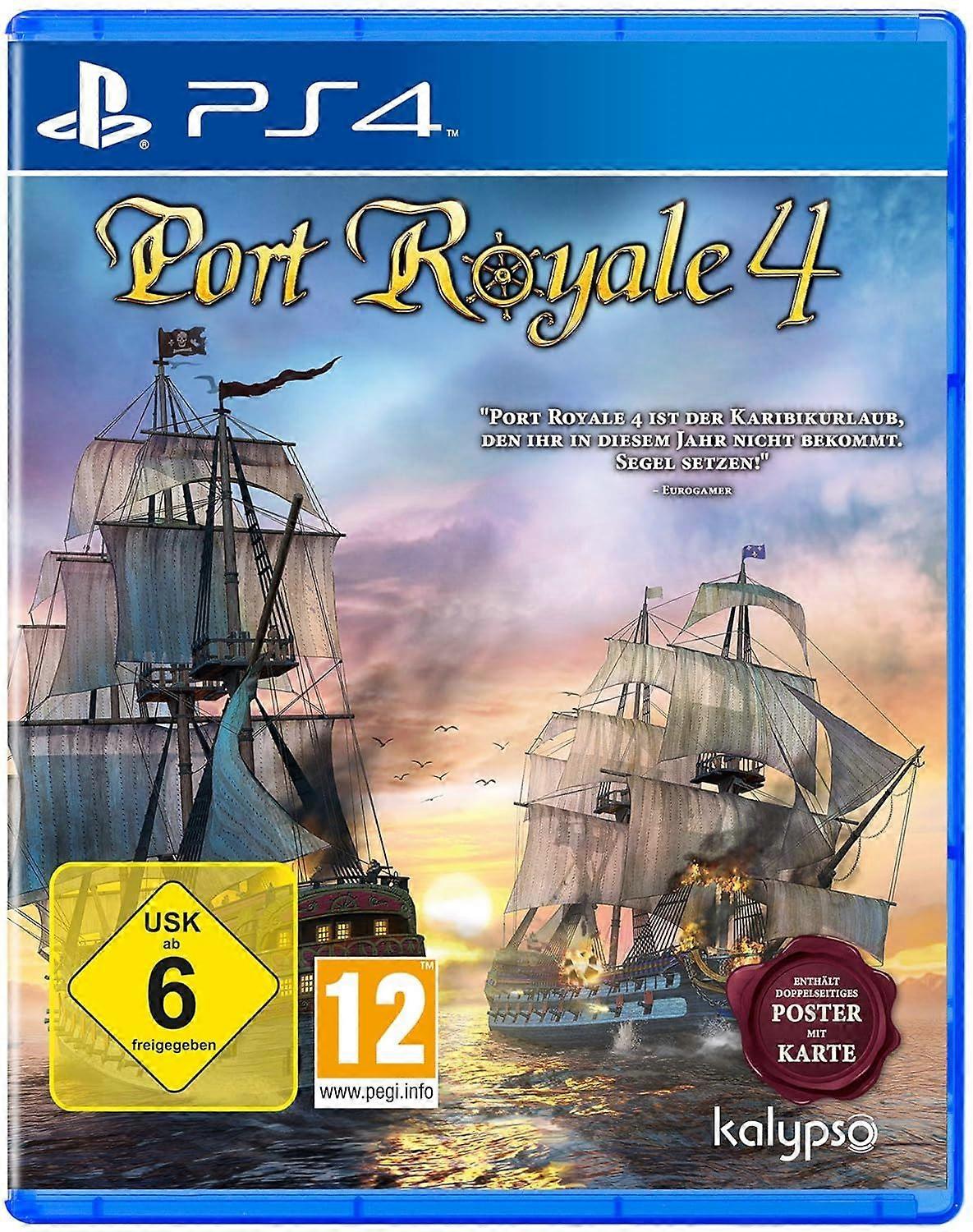 Port Royale 4 PS4 Game (German Box)