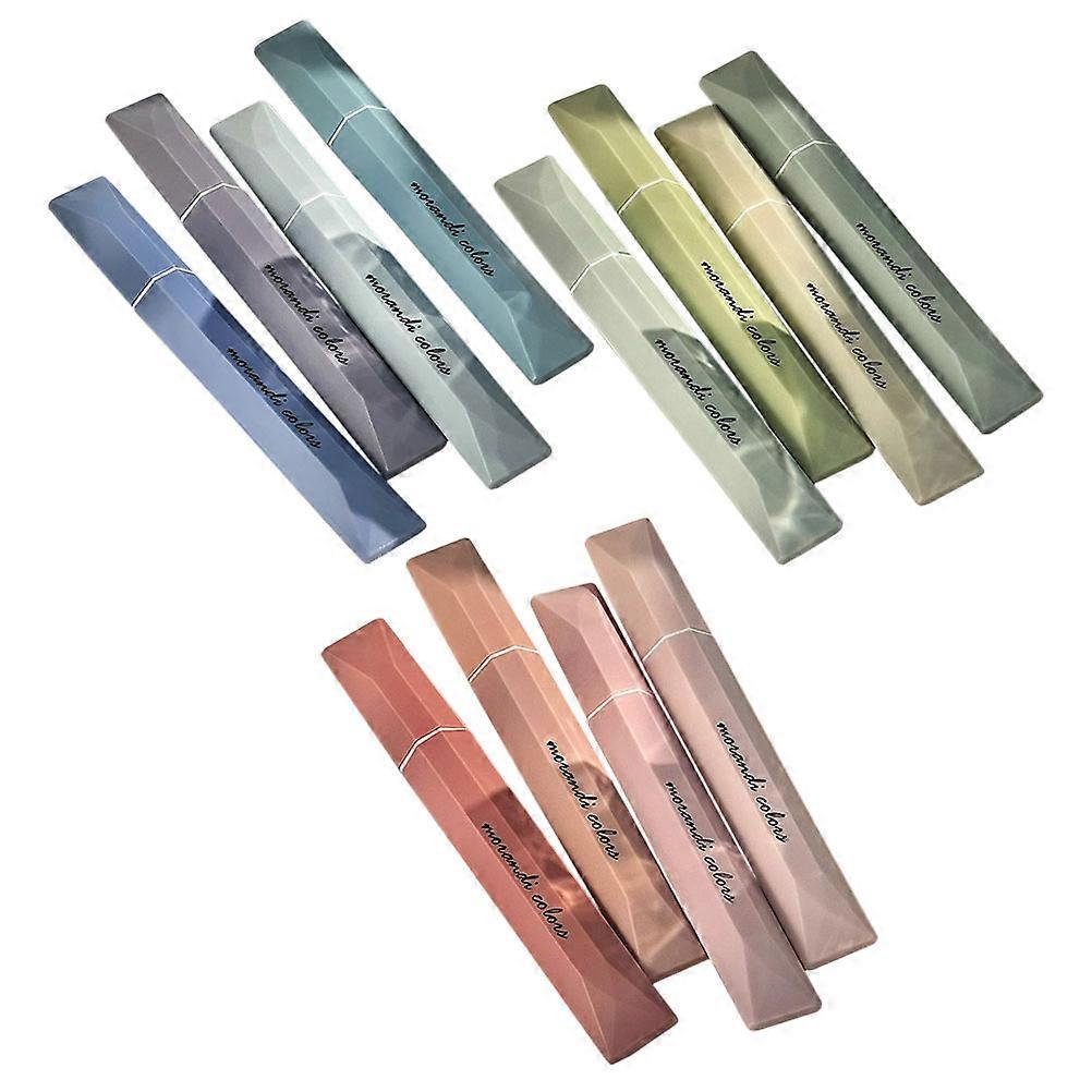 Study Marker Pens Small Highlighter for Marking Use 9Sets Plastic Pens