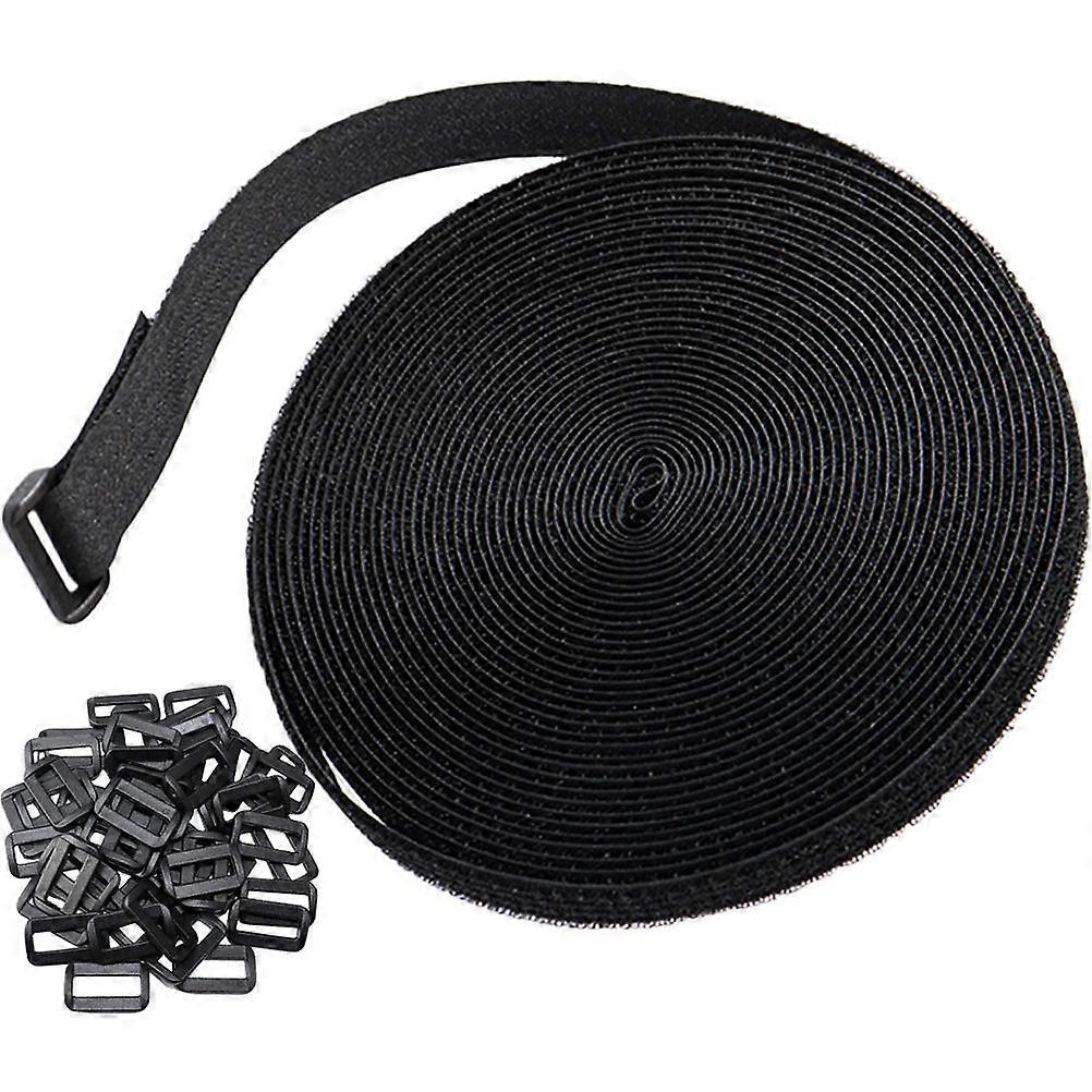 Cable Management Electric Cable Tie Hook and Loop Strap for Securing 1Set
