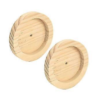 Futternapf aus Holz für Hamster, 2er-Set