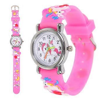 Children Watch Silicone Band Unicorn Wrist Watch for Kids Birthday Gift