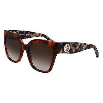 Okulary przeciwsłoneczne LONGCHAMP LO717S 217 LIGHT HAVANA 55/21/140 DAMSKIE