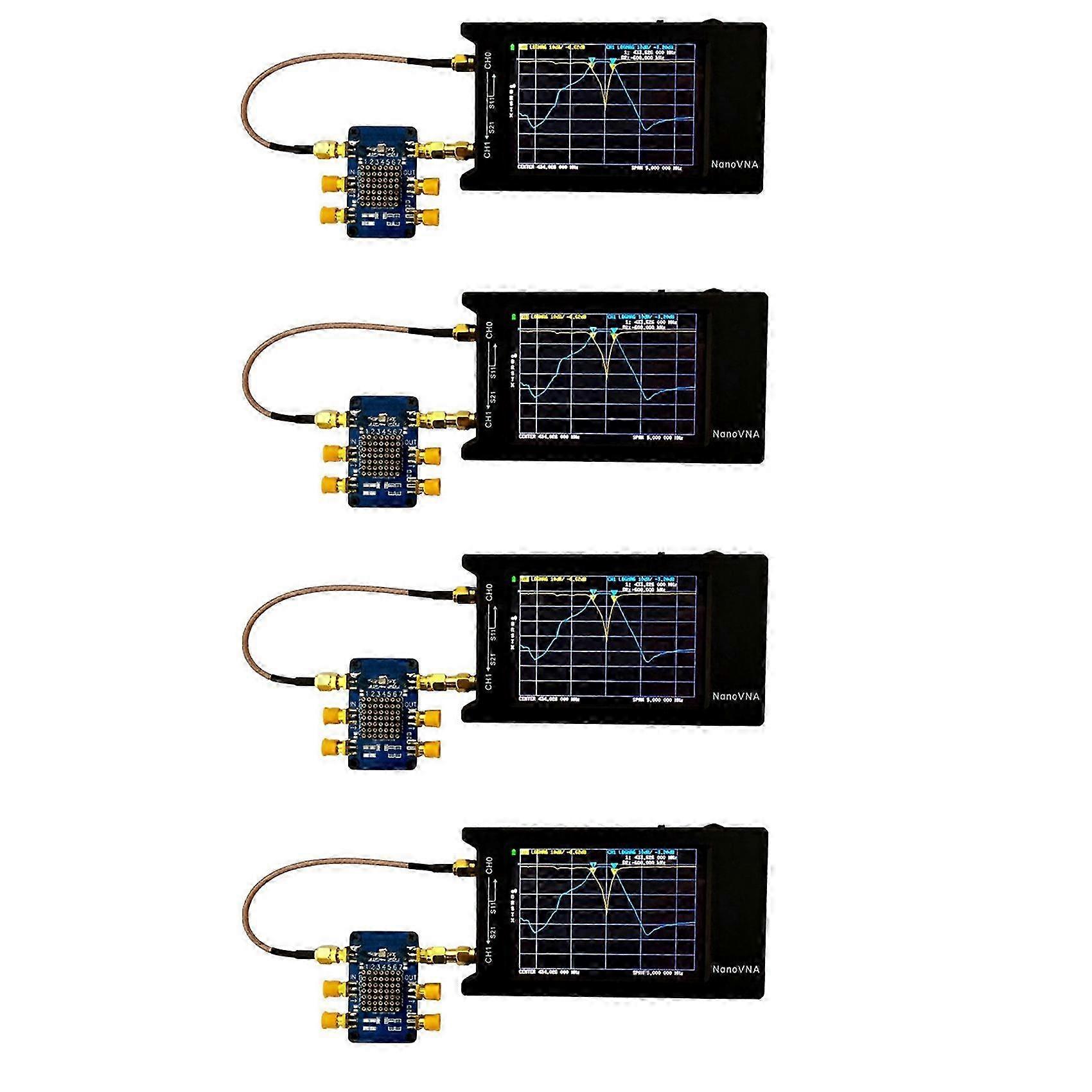 4X NanoVNA Testboard Kit VNA Test Demo Board Vector Network Analyzer Testing Board