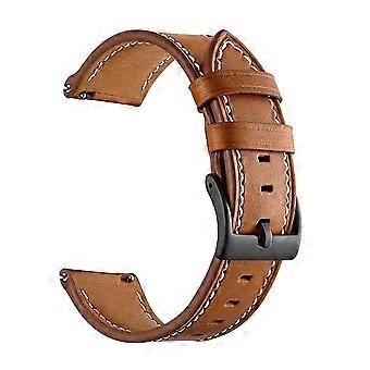 Leather Watch Strap For The Garmin Forerunner 55 (available In 12 Colours)