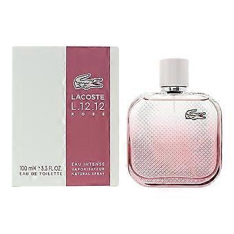 Lacoste L.12.12. Rose Eau Intense Womens EDT 100ml Fragrance