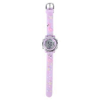 Montre numérique pour enfants, étanche, avec un design de dessin animé 3D.