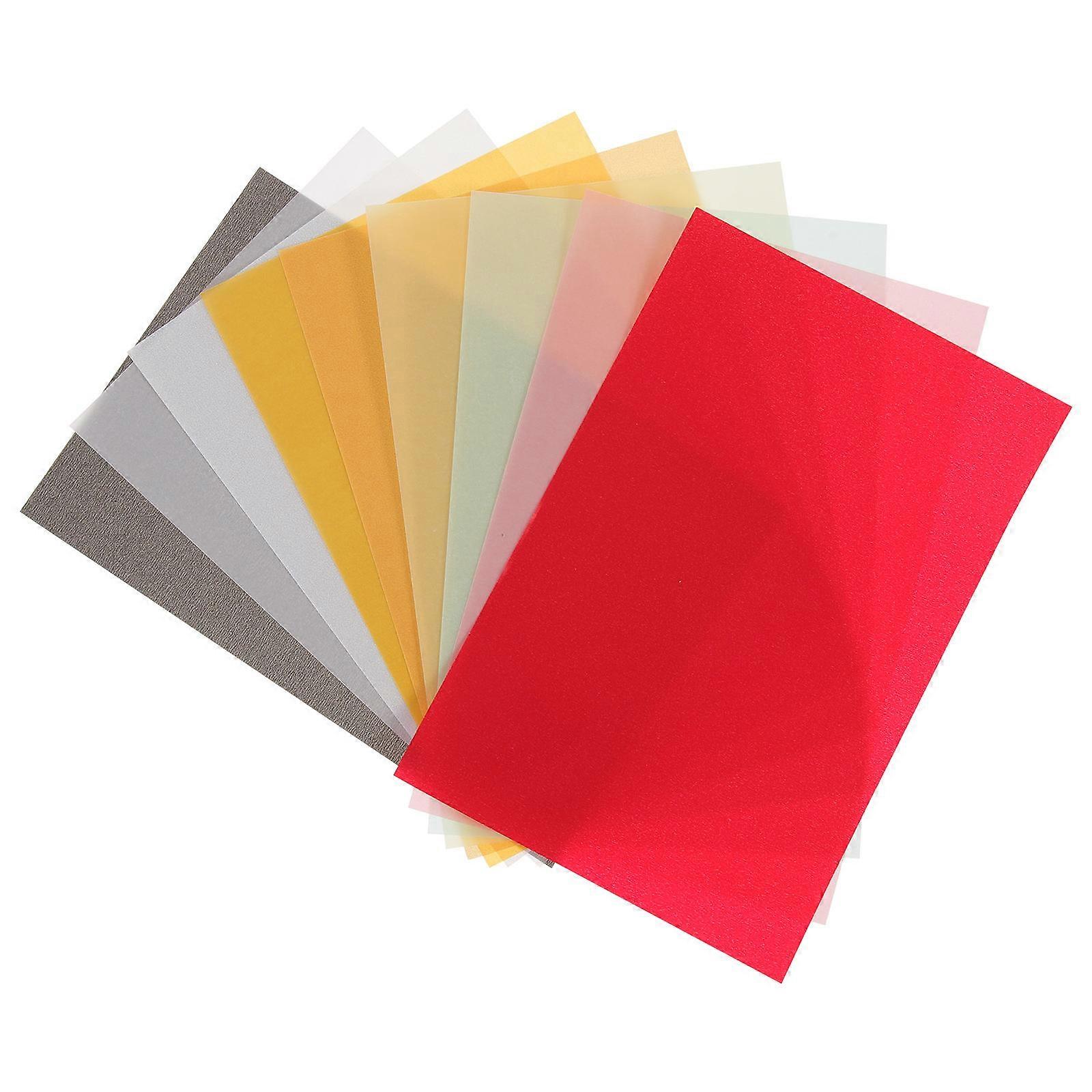Multicolor Transfer Paper For Art Projects Printing Industry Rectangular Shape Assorted Color 50Pcs