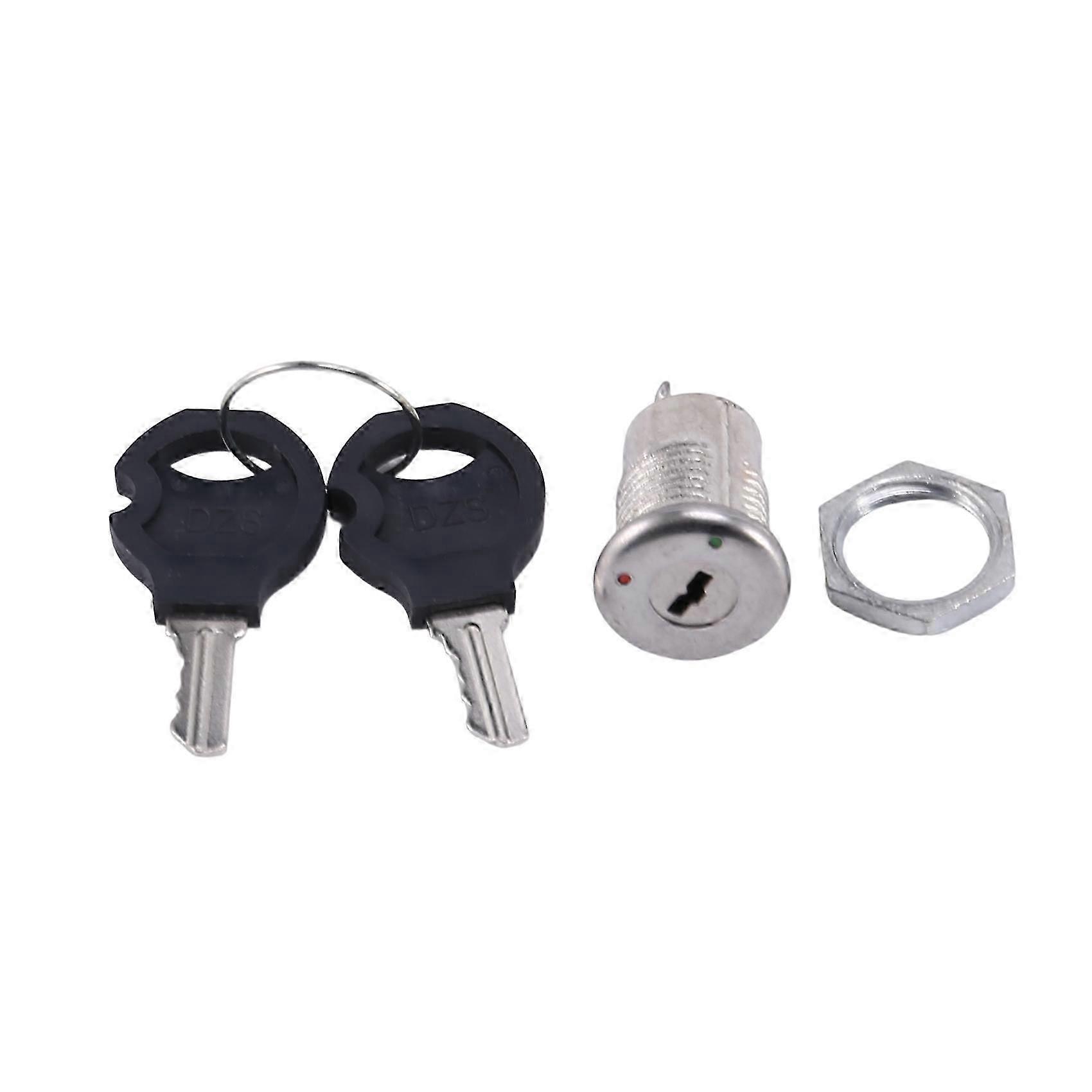 On Off Two Terminals Keyswitch Keylock Switch w Keys