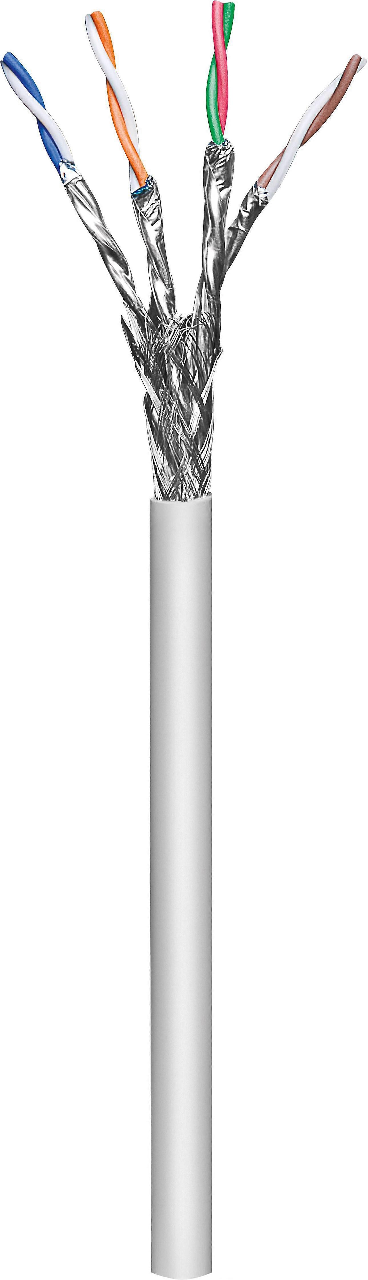 MicroConnect S/FTP CAT6a 50m Grey LSZH