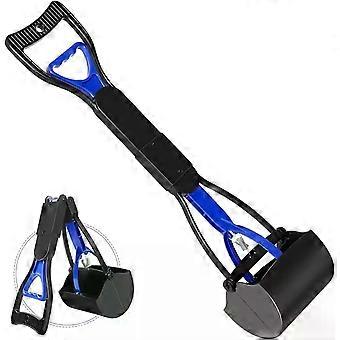Long Handle Dog Pooper Scooper Pet Waste Pickup Jaw Tool Poo Picker UK