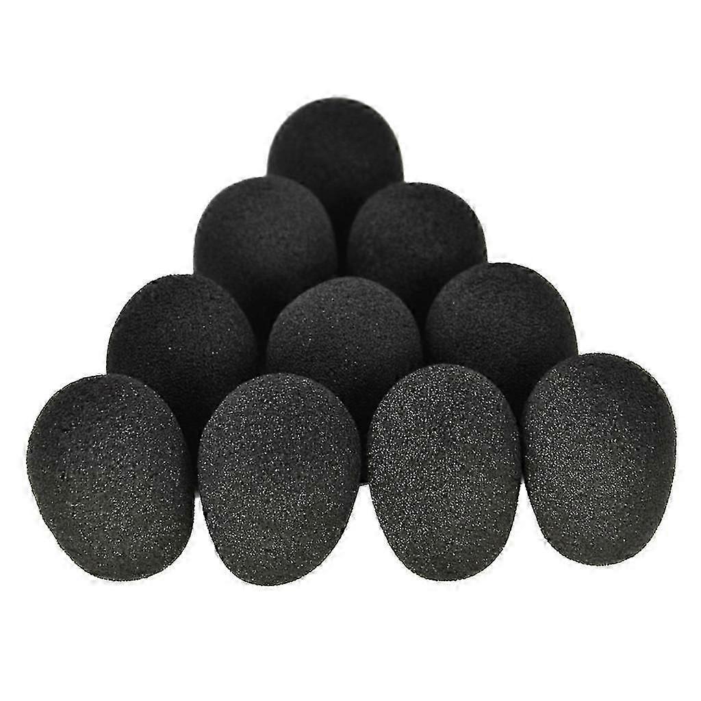 10pcs Replacement Windscreen Mic For Pop Filter For Tetra Streaming Headset