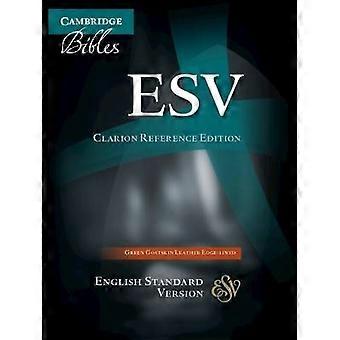 ESV Clarion Reference Bible Dark Green Goatskin Leather Full Leather-Lined Es486: Xel