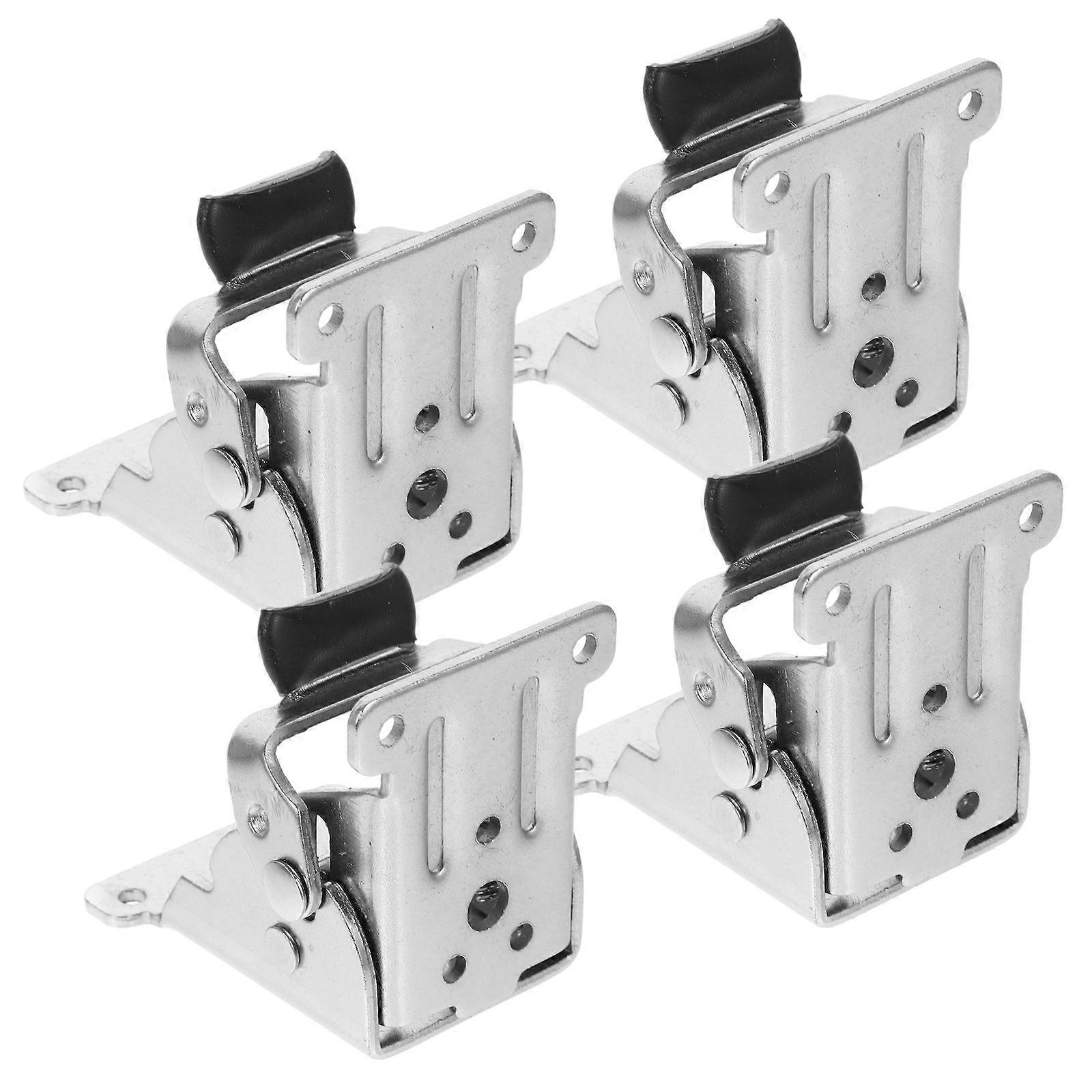 4pcs Locking Hinge 90 Degree Positioning Hinge Folding Shelf Hinge Spring Door Hinge