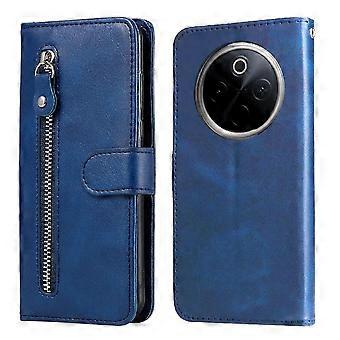 Étui portefeuille OnePlus 13 - Étui à rabat en cuir PU de qualité professionnelle avec emplacements pour cartes et protection antichoc en TPU