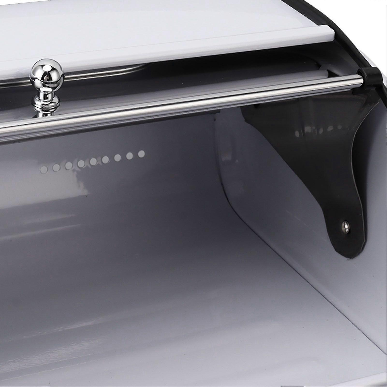 Bread Bin Bread Box Bread Holder Storage Container With Small Window for Kitchen Countertop White
