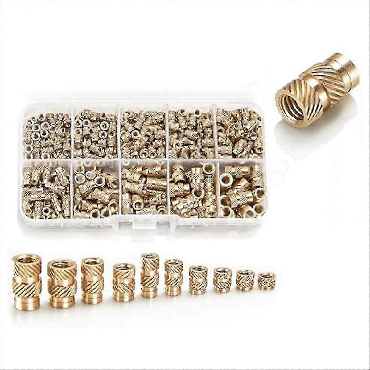 420Pcs M3/M4/M5 Threaded Inserts Assortment Kit