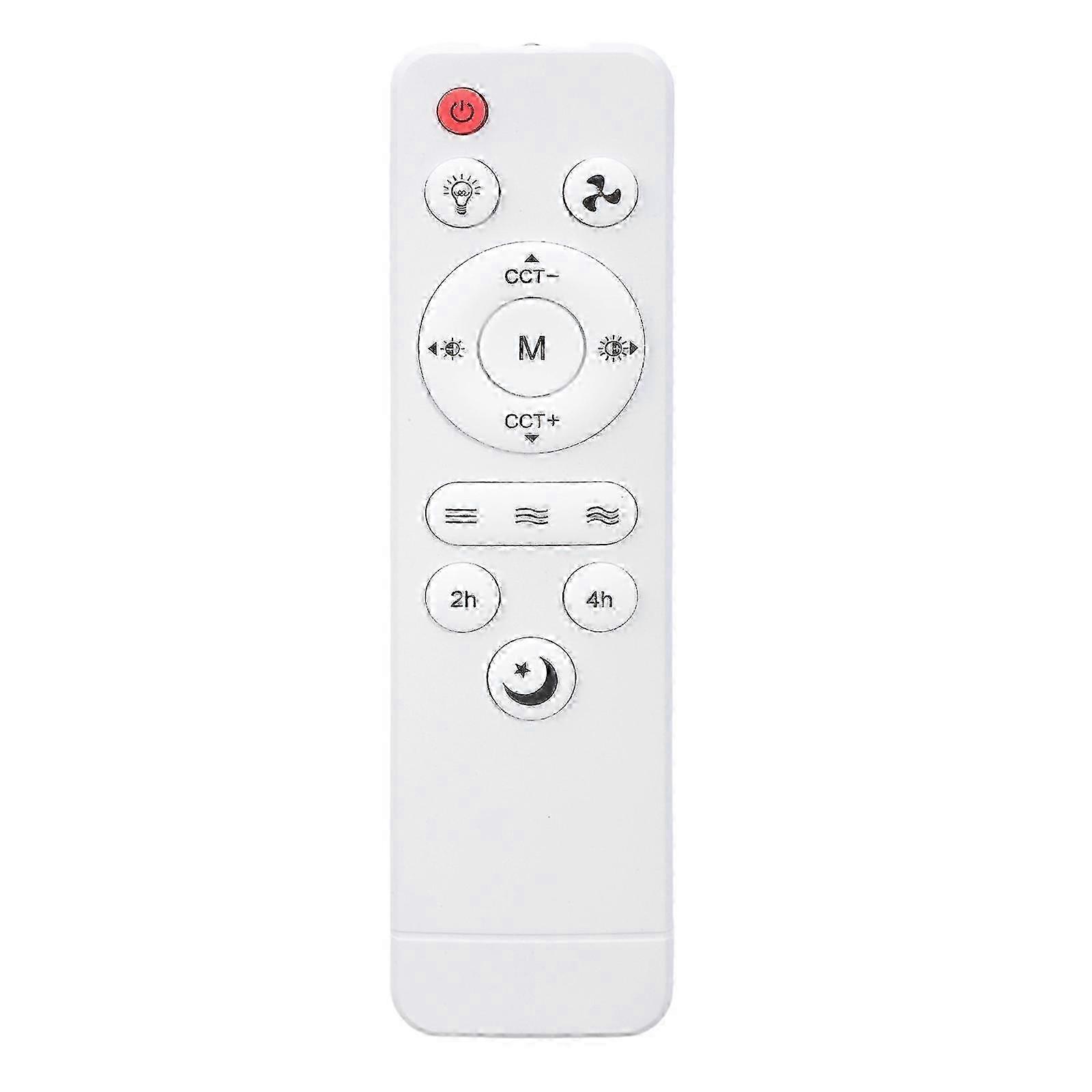 Compatible with E27 Ceiling Fan Light IR Remote Controller with Dimming & Color Adjustment