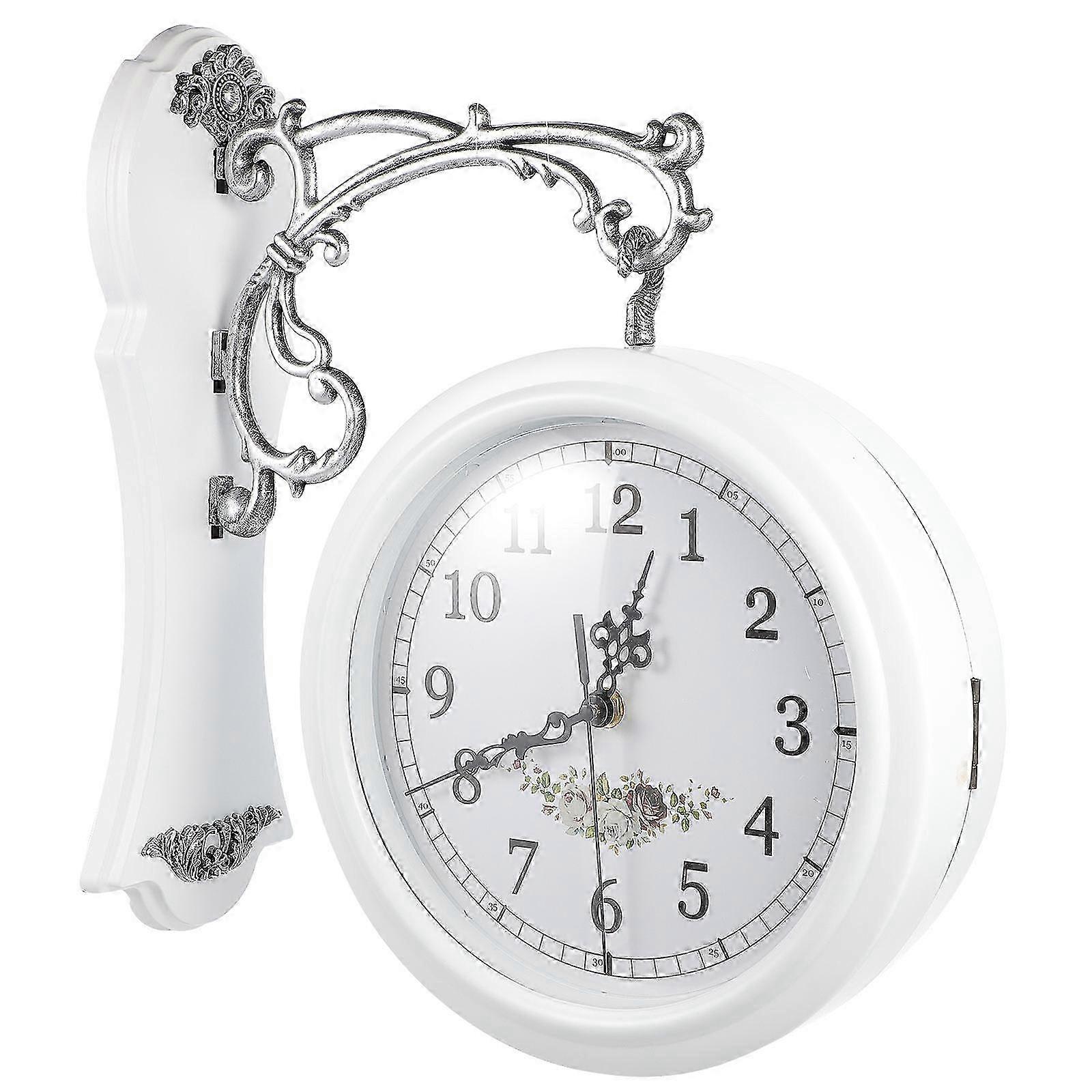 Double Sided Wall Clock Double Sided Hanging Clock Double Sided Rotation Clock