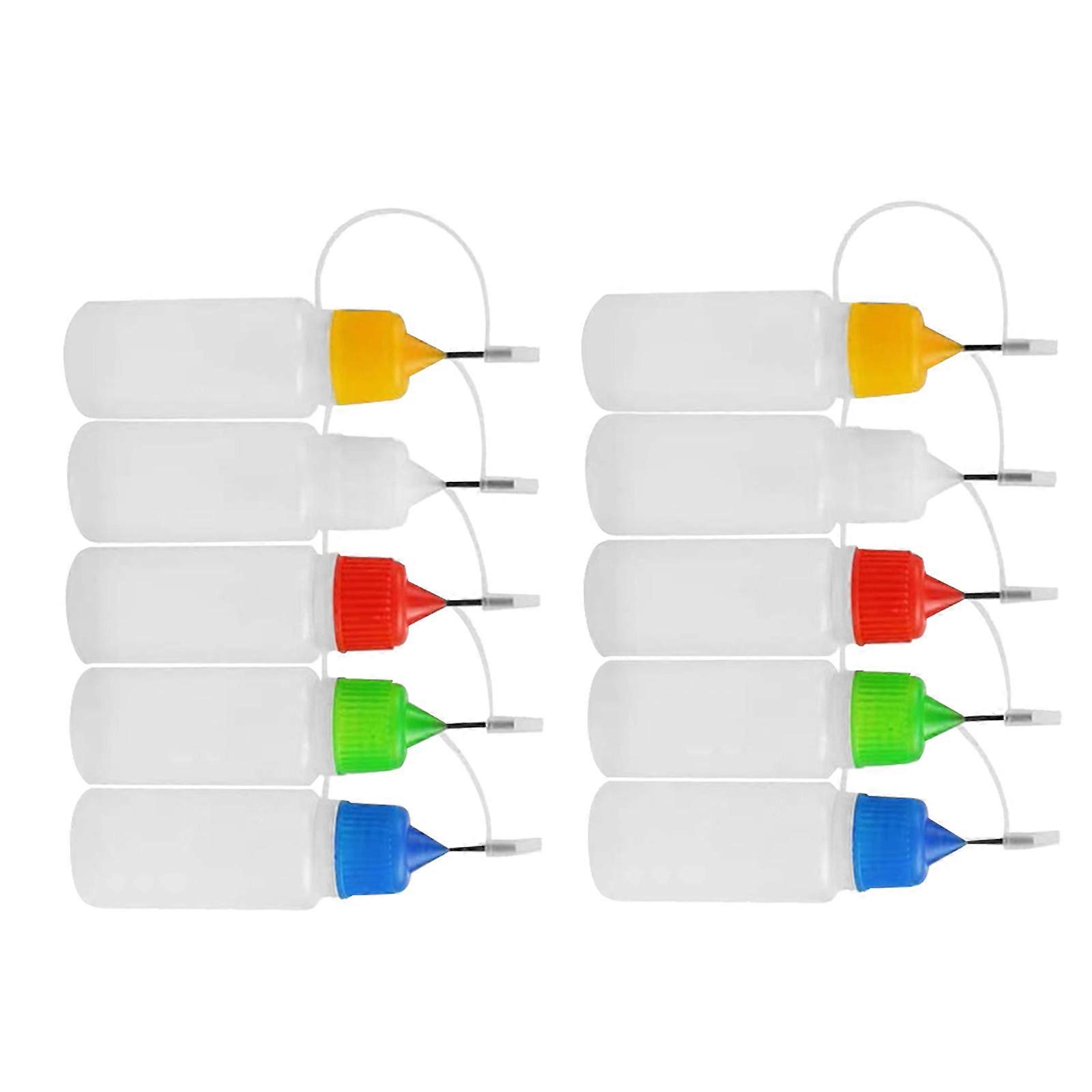 10 Pcs Precision Tools Needle Nose Bottle Precision Tip Bottle Needle Tip Glue Bottles